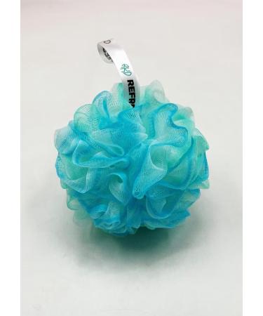 REFRESHKO Bath and Shower Puff Loofah bath Essentials (BLUE 4 * 75g BATH PUFF) BLUE 4*75g BATH PUFF - Buy Online on GoSupps.com