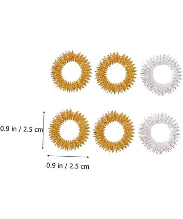 Buy Beaupretty 20PC Spiky Acupressure Finger Massage Rings - Sensory Toys for Relaxation & Stress Relief | International Shipping Available - Buy Online on GoSupps.com