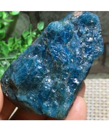 Blue Green Apatite Crystal Stone Natural Rough Specimen Suitable for Home Natural Stone Ornaments (Size : 80-100g) - Buy Online on GoSupps.com
