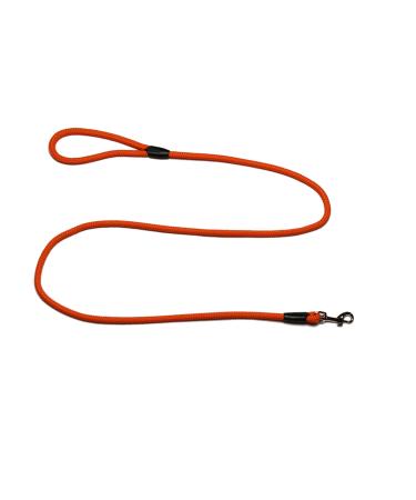 Leash - Rope leash with hand loop Basic 10mm 27 colours 7 lengths (1.55 m orange) 1.55 m orange