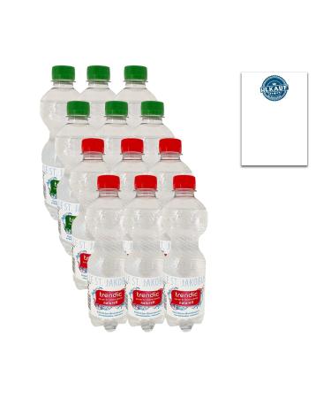 Buy 12-Pack 0.5L Mineral Water & Apple Spritzer - Medium Still & Sparkling - Free Purchase Noteblock | International Shipping Available - Buy Online on GoSupps.com