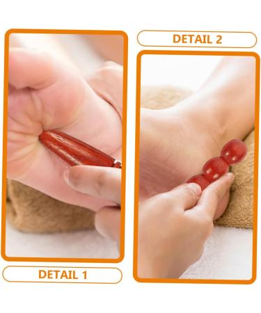 Minkissy 8-Piece Acupuncture Rod Set - Massage & Skin Care Tool for Home & Foot Therapy | Acupuncture Point Roller Stick & Accessories - Buy Online on GoSupps.com