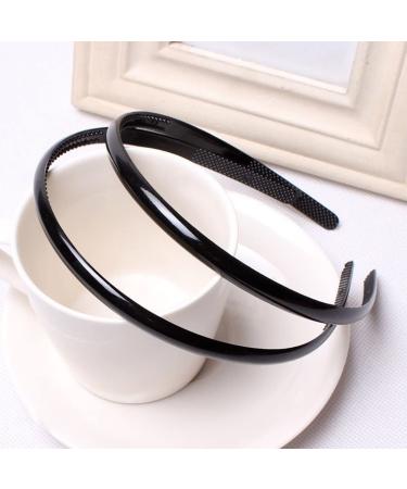 Androxeda 5-Piece Plastic Headbands with Teeth | DIY 10mm Wide Hairbands for All Hair Types - Buy Online on GoSupps.com