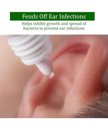 Organic Ear Oil for Ear Infection - Natural Eardrops for Pain Relief & Wax Removal for Kids Adults & Dogs - Made in USA (0.5 Oz - Buy Online on GoSupps.com