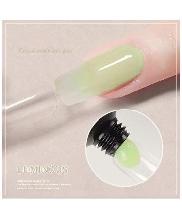 Jascherry 8 Colors Neon Light Poly Nail Gel - Fluorescent Acrylic Nail Extension Gel for Beginners - Bright Builder Gel for Stunning Nail Designs - Buy Online on GoSupps.com