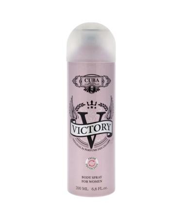 Cuba Victory by Cuba for Women - 6.6 oz Body Spray 6.6 Fl Oz (Pack of 1)