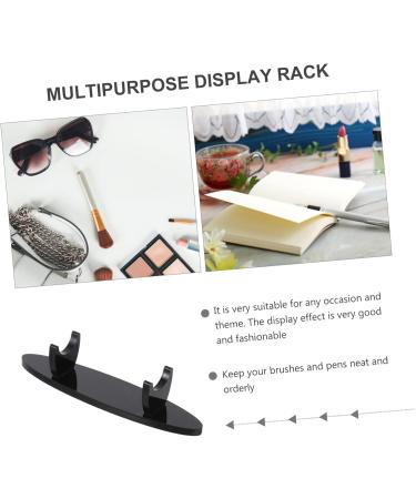 VILLCASE 3 Pcs Acrylic Pen Holder Pencil Lip Gloss Makeup Brush Rack Organizer Simple Writing Pens Holder 12.7x3cmx3pcs Blackx3pcs - Buy Online on GoSupps.com