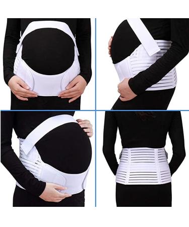 Jamila Maternity Belt - Pregnancy Support Waist Band for Back, Pelvic & Hip Pain Relief in Labour and Recovery - White L - Buy Online on GoSupps.com