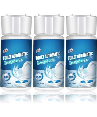 Splash Foam Toilet Cleaner Toilet Active Oxygen Agent Cleaner Toilet Automatic Cleaning Liquid Toilet Stubborn Stains Cleaning Agent for Fast Cleaning 3 Pcs