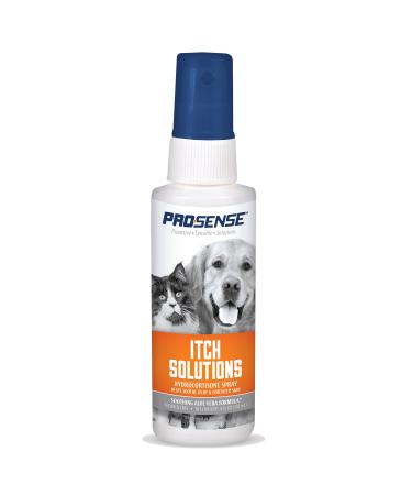 ProSense Itch Solutions Hydrocortisone Spray 4 Ounces, for Dogs and Cats