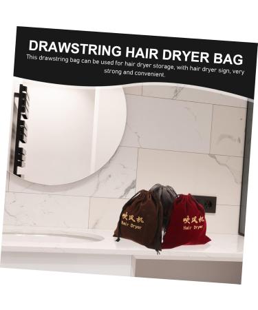 Healeved 6 Pcs Hair Dryer Storage Bag Hair Dryer Organizers Bag Drawstring Bags Hair Tools Travel Bag Fabric - Buy Online on GoSupps.com
