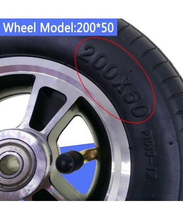 Wheelchair Wheels Wheelchair Front Castor (200x50) 8-inch Electric Wheelchair Replacement Wheel Wheelchair Front Wheel with Bearing (5/16") Inflatable Wheelchair Castor Accessories - Buy Online on GoSupps.com