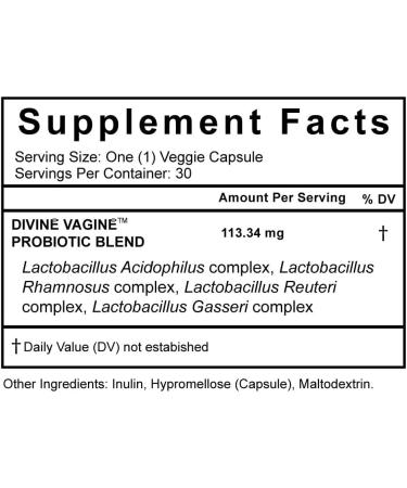 Flower Power Divine Vagine Blend - 30 ct | Urinary Tract & Vaginal Probiotics for Women's Health | Balance & Support - Buy Online on GoSupps.com