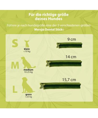 Mersjo Dog Dental Sticks - Grain-Free Healthy Treats for Small Dogs (Up to 10kg) 56 Pieces | Reduces Bad Breath & Supports Oral Care - Buy Online on GoSupps.com