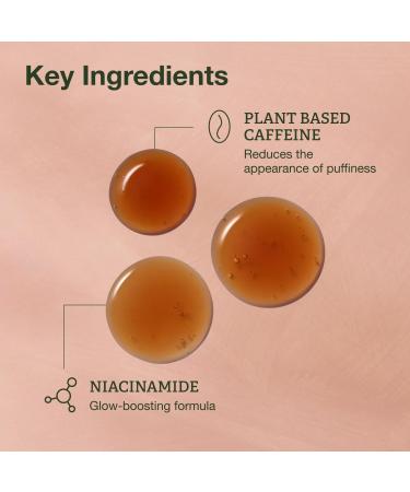 Botanics All Bright Caffeine Eye Serum - 3% Caffeine Awakening Under Eye Serum for Dark Circles and Puffiness - Refresh & Brighten Tired Eyes - Vegan & Cruelty Free (0.84 Fl Oz) - Buy Online on GoSupps.com