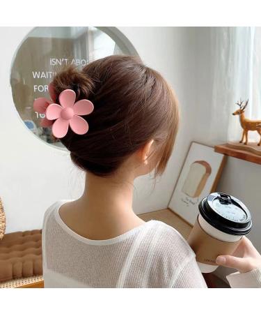 6 Pack 3 Inch Flower Claw Clips for Women - Large Non-Slip Strong Hold for Thin, Thick, Curly Hair - Buy Online on GoSupps.com