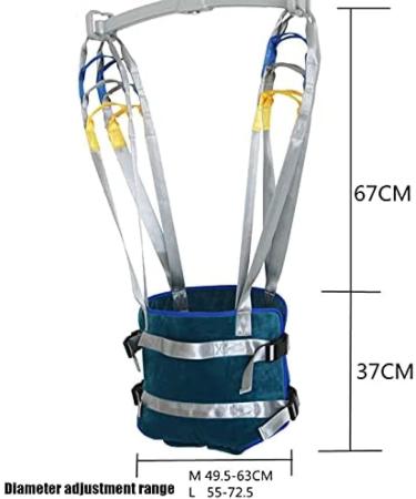 Standing Walking Sling Patient Assisted Walking Harness Rehabilitation Aid Gait Training Device Adjustable Waist Design for Medical Disabled Full Body Sling Large Uptodate43 - Buy Online on GoSupps.com