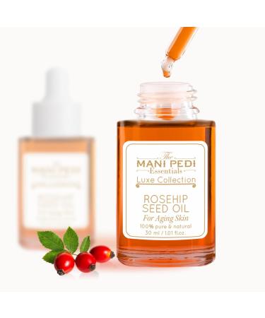 100% Pure Cold Pressed Rosehip Seed Oil - Moisturizer for Face Hair & Nails | All Skin Types | 1 FL. OZ - Buy Online on GoSupps.com