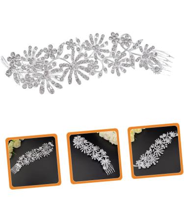 DOITOOL Comb Pearl Hair Accessories Wedding Headpiece for Bride Wedding Hair Accessory Bridal Hair Clip Silver Hair Clips Silver Barrettes Alloy Headgear Dress White Bridesmaid - Buy Online on GoSupps.com
