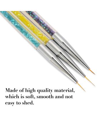 Professional Nail Art Tools - Liner Pens & Sequin Design - 3 Colors for Creative Nail Design - Buy Online on GoSupps.com