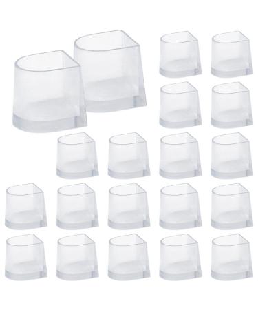 Dance Floors And Outdoor Events Perfect For Shoe Heel Caps High-Heeled Transparent And Anti-Slip Design Pvc Heel Covers For Pole Dance Shoes 10 Pairs - High Heel Protectors For Grass