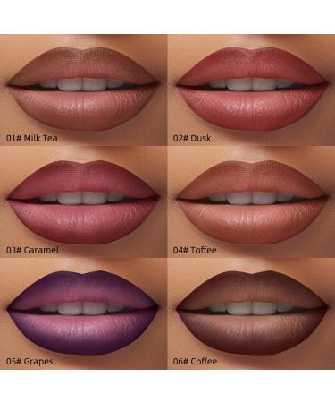  SONGVISON Matte lipstick for women nude lip liner waterproof and smudge-proof lip gloss long-lasting non-sticky highly pigmented lipstick - Buy Online on GoSupps.com