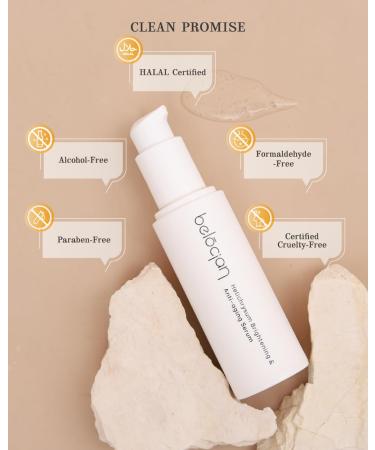 Belocian Helichrysum Brightening & Anti-Aging Serum 1 Fl Oz - Rejuvenate Skin Smooth Fine Lines Halal Certified - Buy Online on GoSupps.com