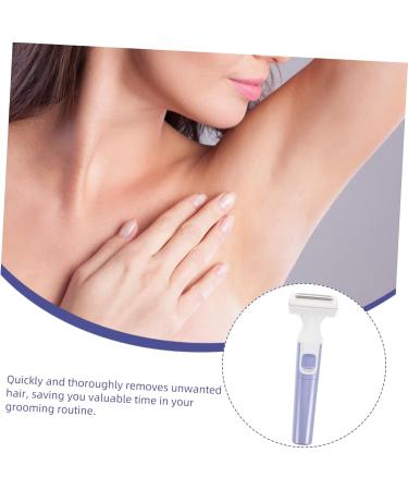 ELAYARD Waterproof Electric Ladies Shaver Dual Head Bikini Facial Trimmer for Dry Use Suitable for Body Face Armpits Durable Easy to Use - Buy Online on GoSupps.com