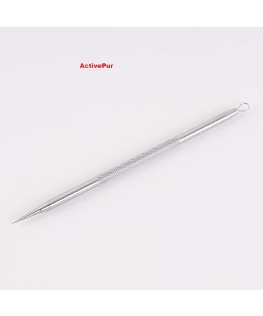ActivePur Blackhead Remover Pimple Extractor Tool Kit - 5 Piece Set for Acne Removal and Skin Blemish Treatment - Buy Online on GoSupps.com
