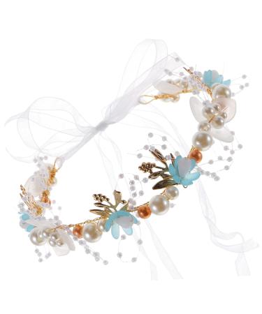 Lifkomes 3-Pack Floral Headband Hair Accessories for Girls | Wedding Flower Girl Headdress & Crown - Buy Online on GoSupps.com