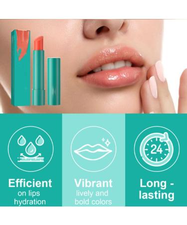 Hydrating Lip Tint - 24-Hour Moisture & Long-Lasting Shine | Sheer Strength Moisturizing Lip Gloss Model F - Buy Online on GoSupps.com