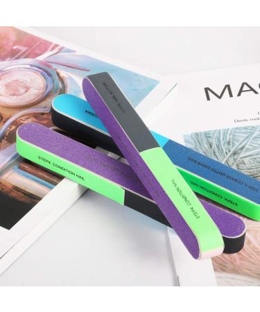 YIMICOO 12 PCS 7 Way Nail File and Buffer Block Set - Professional Manicure Tools for Women and Girls - Buy Online on GoSupps.com