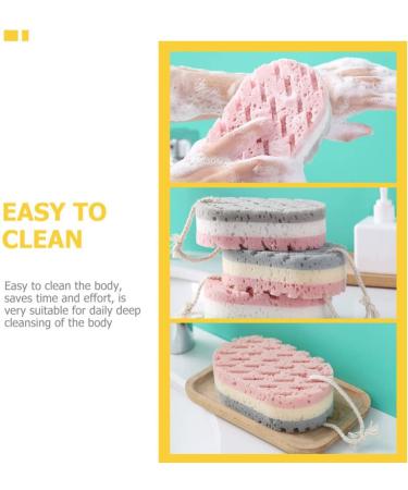 FRCOLOR 6pcs Bath Sponge Set - Loofah Mesh Shower Balls & Exfoliator for Cleaning - Ideal Shower Gloves & Massage Scrub - Buy Online Internationally - Buy Online on GoSupps.com