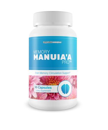 Memory Manuia a Pro - Our Best Supplements for Memory and Brain Fog - Vitamin B12 Lion's Mane Brain & Nerve Support - Nootropic Alpha Brain Support Supplement Improve Recall Focus and Brain Function