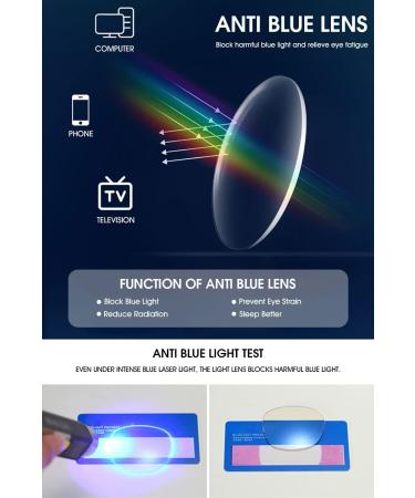 Buy Vevesmundo Self-Tinting Reading Glasses | Multifocal Blue Light Filter Eyewear for Men & Women | 2.5x Magnification Sun Protection & Style - Buy Online on GoSupps.com
