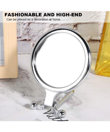 Magnifying Mirror Adjustable the Angle Cosmetic Mirror Double Sided for Girl Women Gift for Home Bathroom Bedroom - Buy Online on GoSupps.com