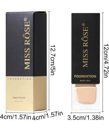 Full Coverage - 32ml Makeup for Normal and Dry Skin | Anti-Oil Makeup Hold Up to 24 Hours Transfer Sweat & Water Resistant Finish Renywosi - Buy Online on GoSupps.com