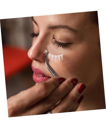 DOITOOL 2 Pairs White False Eyelashes 3d Makeup Tools Chemical Fiber Artificial - Buy Online on GoSupps.com