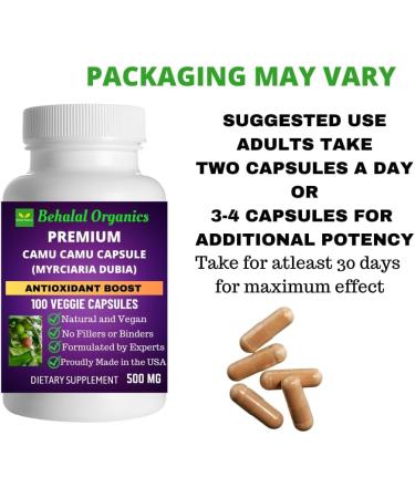 Behalal Organics Camu Camu Quick Release Capsules - Buy Online on GoSupps.com