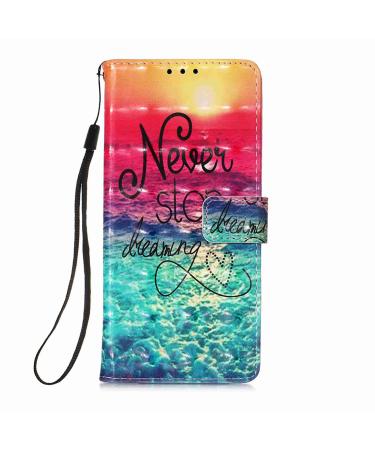 Compatible with Samsung Galaxy A13 4G Shell Mobile Phone Ball Shiny 3d Pattern PU Leather Bag Card Fox Card Case Wallet Case Cover For Samsung Galaxy A13 4G Dream