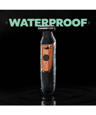 Dollar Shave Club Double Header Electric Trimmer - 2-in-1 Beard Trimmer and Body Groomer | Waterproof Black Electric Razor - Buy Online on GoSupps.com