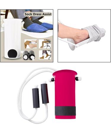 Amagogo Comfortable Sock Aid for Elderly - Easy Non-Slip Sock Helper for Effortless Dressing - Red - Buy Online on GoSupps.com