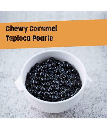 Black Tapioca Pearls for Bubble Tea Drink 3KG Gluten Free Brown Sugar Flavour Boba Starch Pearls Perfect for Bubble Tea Milk Tea Smoothies and Dessert Toppings - Buy Online on GoSupps.com