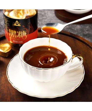 Handmade Brown Sugar(220g/can) Brown Sugar Ginger Tea Healthy and Nutritious Food Black Sugar Block Seasoning Sugar Candy Desserts Snack Gifts Wedding Candies Ginger Candy (2can) - Buy Online on GoSupps.com