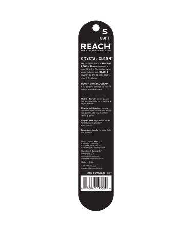 Buy Reach Crystal Clean Toothbrush - Soft Bristles Pack of 6 | International Shipping Available - Buy Online on GoSupps.com