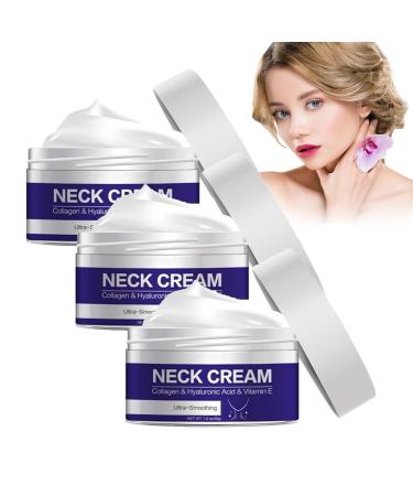 RENTANAC Tighten & Lift Firming Neck Cream, Collagen & Hyaluronic Acid Neck Tightening Cream, Neck and Chest Firming Cream, Anti Wrinkle Moisturizing Neck Cream for Women