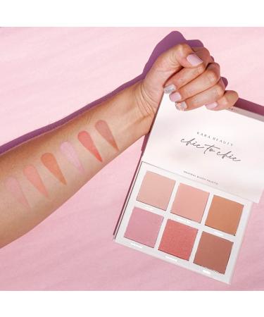 Kara Beauty Chic to Chic 6-Pan Neutral Blush Palette - Vegan | International Shipping Available - Buy Online on GoSupps.com