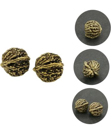 Ibasenice Copper Walnut Massage Balls - Manual Foot & Body Massager | Chinese Massage Balls for Relaxation & Exercise - Buy Online on GoSupps.com