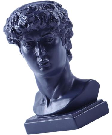 Luofeng Cute Figure Toothpick Holder & Pencil Holder - Handmade Synthetic Resin Blue | Stylish Home Decoration - Buy Online on GoSupps.com