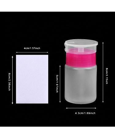 Transparent Acetone Nail Polish Remover Pump Empty Dispenser - Temu